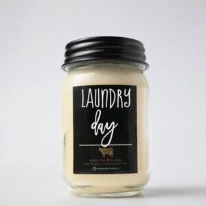 New Milkhouse Candle Co. Iowa Laundry Day Candle Paraffin Free Natural Soy Wax